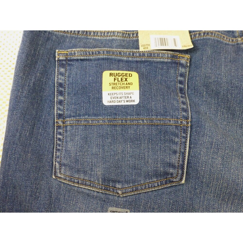 NWT Carhartt Womens Plus Original Fit Straight Leg Blue Denim Jeans 22W Regular - Picture 15 of 16